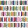 Nuenen 100 Crystal Hexagonal Wand Stones Bulk Bullet Shaped Worry Stones Gem Stones Sets Witch Hexagonal Bullet Shaped Chakra Crystals for Witchcraft Meditation Divination