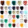 Nuenen 40 Pcs Mothers' Day Heart Shaped Worry Stones Bulk 1 Inch Love Healing Heart Rystal Stone Mini Pocket Assorted Polished Rock Gemstones for Valentine Kindness Affirmation Anxiety Gift(Elegant)