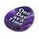 One Day at a Time Amethyst Agate Healing Crystal Worry Stone Anxiety Relief Stress Relaxation AA NA Addiction Recovery Affirmation You Got This Inspirational Sobriety Gifts for Women Men Friends