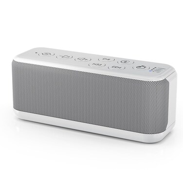 OnLyee White Noise Sound Machine with Bluetooth Speaker,15 Soothing Sound Machine for Office Privacy, Sleep, Relaxation, Powerful Battery, Timers Memory Function, 8 Levels of Volume for Baby/Adult