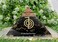 Orgone Pyramid Shungite Crystal - Reiki Orgonite Pyramid with Natural Shungite Healing Stones for Home Office Yoga Meditation