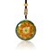 Orgonite Necklace With Malachite And Flower Of Life - Healing Crystals For Energy Protection And Meditation - Spiritual Pendant With Adjustable Cord