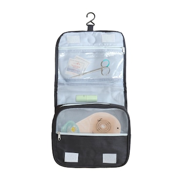 Ostomy Travel Bag - Hanging Ostomy Supplies Bag for Colostomy, Ileostomy, Random Color