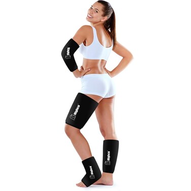 Pack of 1,Elbow Ice Packs Wrap Compression Sleeve for Injuries, Flexible Ice Cold Wrap for Knee, Arm and Calf, Cold Therapy Compression for Shin Splints, Calf Strain,Tennis Elbow,S