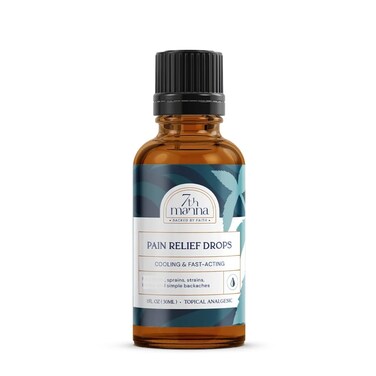 Pain Relief Drops with Camphor &amp; Menthol - Fast-Acting Pain Relief Rub for Joint &amp; Muscle Pain, Quick Dry &amp; No Residue Formula - 30ml