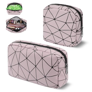 Period Bag for Teen Girls, Leather Sanitary Napkin Storage Bag, Portable Menstrual Pad Bag Period Pads Pouch, Small Make Up Bags