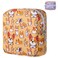 Period Bag Pouch, Canvas Sanitary Napkin Storage Bag for Girls Womens, Portable Sanitary Napkin Period Pad Pouch Bag for Purse, Small Make Up Bags(Orange Dog)