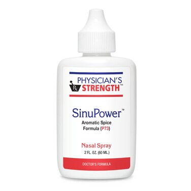 Physician's Strength SinuPower - 2 fl oz - Supports Healthy Nasal Membranes &amp; Sinuses - Made with Wild Oregano Oil - Nonaddictive