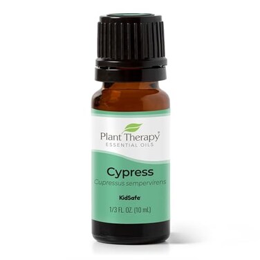 Plant Therapy Cypress Essential Oil 100% Pure, Undiluted, Natural Aromatherapy for Diffuser &amp; Skin, Therapeutic Grade 10 mL (1/3 oz) Cypres Oil Refreshing &amp; Clearing