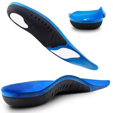 Plantar Fasciitis Insoles, High Arch Support Shoe Inserts Men Women, Orthotics Gel Running Insoles for Flat Feet - Arch Pain - Pronation - Metatarsalgia Pain Relief Heavy Duty Support
