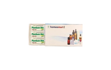 Plumbum Metallicum Homeopathic Pellets (Pills) in 200C Potency, Pack of 3