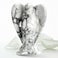 Pocket Guardian Angel with Serenity Prayer Card - White HOWLITE Natural Crystal Healing Stone Figurine - Gift for Yourselves and Your Loved Ones