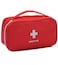 Portable Empty First Aid Bag Medical Storage Bag Mini Emergency Survival Pouch Bag for Camping Hiking Home Travel Red (1Pcs Red)