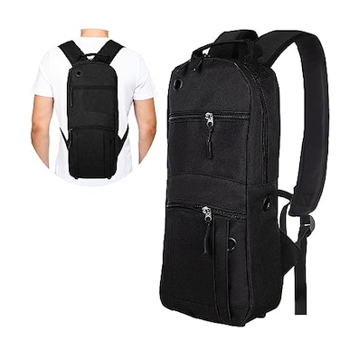 Portable Oxygen Tank Backpack for Size M2, B/M6, C/M9, ML6, A/M4, M7, Comfortable Medical Oxygen Cylinder Backpack Bag with Durable Straps for Travel - Not Suitable for Size D (Black)