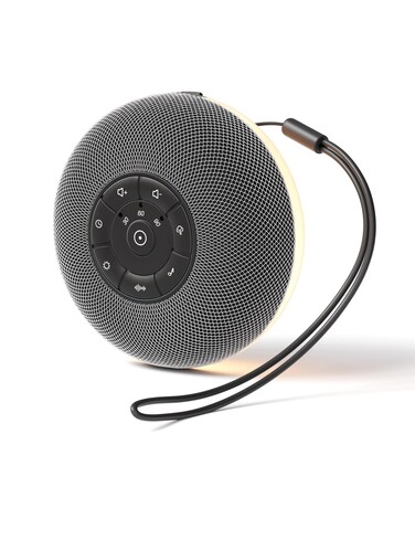 Portable Sound Machine for Sleep Adults - Battery Operated White Noise Machine with Bluetooth Speaker, Night Light, 39 Soothing Sounds, 15 Volume Levels, 3 Timer Memory Function for Bedroom, Office