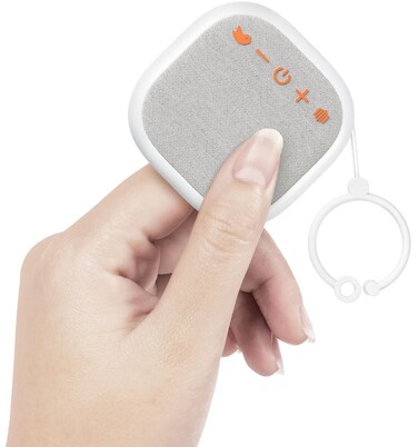 Portable Sound Machine, in-Ear Ultra Slim Mini White Noise Sound Machine with 17 Soothing Sounds for Adult Kid Baby, Timer, Memory Function, Rechargeable Noise Maker for Sleep Travel Home