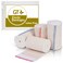Premium Elastic Bandage Wraps (4" 2Pack &amp; 3" 2Pack) -Made of Grown Organic Cotton - Hook &amp; Loop Fasteners at Both Ends - GT Latex Free Hypoallergenic Compression Roll for Sprains &amp; Injuries