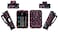 Premium Patterned Holster (with Belt Clip/Metal Loop/Lanyard) for Tandem Diabetes Care Insulin Pump T:Slim X2 (All Models) (Black-Sweetheart-B)