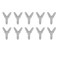 Premium Y-Connector  10 Count   3-Way Barbed Design   Secure Fit for Optimal Oxygen Flow   Compatible with Major Respiratory Brands   Durable, Medical-Grade Oxygen Therapy Accessory