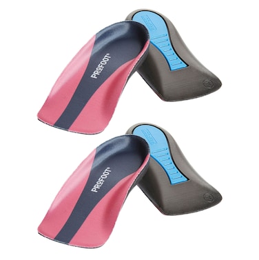 PROFOOT Orthotic Insoles for Plantar Fasciitis &amp; Heel Pain, Women's 6-10, 2 Pair, Gel Heel Shock Absorbing Insoles to Help Reduce Pain &amp; Stress, Foot Care Arch Support Inserts for Shoes