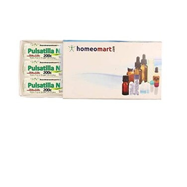 Pulsatilla Homeopathy Pellets (Pills) in 200C Potency, Pack of 3