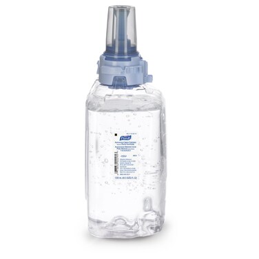 Purell Advanced Hand Sanitizer Green Certified Gel, Fragrance Free, 1200 mL Refill for Purell ADX-12 Push-Style Dispenser (Pack of 3) - 8803-03,Clear