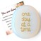 QINJIEJIE One Day at A Time Opal Worry Stone Healing Crystal Thumb Stones Thinking of You Gifts for Anxiety Relief Items You Got This Inspirational for Friend Encouragement Gift for Women Men