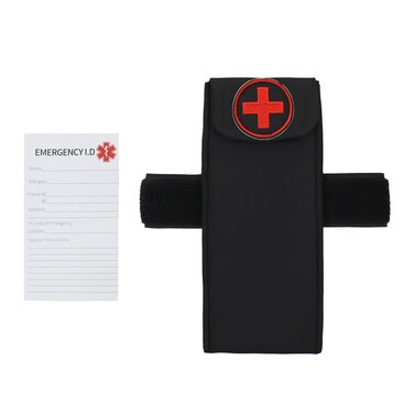 Rainbowstar Epipen Medical Carrying Case, 2 EpiPen Carrier, Slim Sports Outdoors, Black