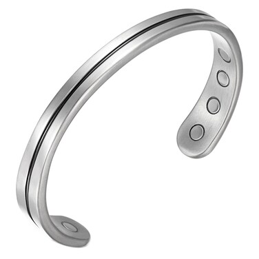 RainSo Women Womens Light Titanium Magnetic Therapy Golf Bracelets Bangle for Arthritis Wristband Adjustable