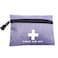Red Emergency Bag First Aid Bag Small Empty Travel Rescue Bag Pouch First Responder Storage Medicine Pocket Bag for Car Home Office Kitchen Nurse Sport Outdoors Bag Only (Purple 16x11cm)