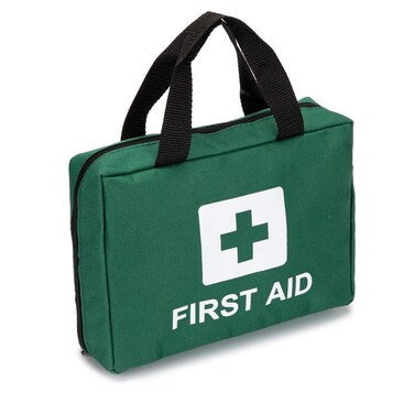 Red First Aid Bag Empty Travel Rescue Pouch First Responder Storage Medicine Emergency Bag for Car Home Office Kitchen Sport Outdoors (Green)