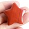 Red Jasper Crystal Star Chakra Stones for Reiki Healing Yoga Balance Meditation Polished Mini Pocket Palm Stone 1 Inch (30mm)