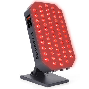 Red Light Therapy for Body, Face, 60 Dual Chip Clinical LED Combo 660nm 850nm with Timer, 300W High Power Near Infrared Light Therapy Lamp for Skin Care, Pain Relief, Improve Sleep