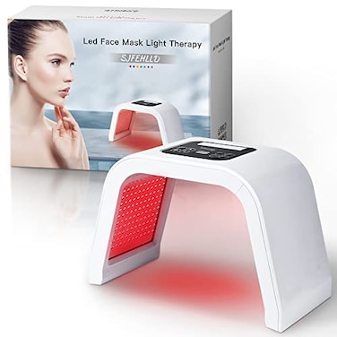 Red Light Therapy for Face,Led Face Mask Light Therapy,7 Color LED Therapy Light Facial Skin Care Mask,LED light therapy mask