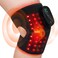 Red Light Therapy Knee Massager- Wireless Rechargeable Controller, 660nm&amp;850nm Red Light Therapy 5 Heating Modes Designed to Knee Pain Relief, Promoting Faster Recovery
