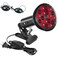 Red Light Therapy Lamp, 54W 18 LEDs 660nm Red and 850nm Near Infrared Combo Bulb Red Light Therapy Compatible for Body and Face