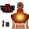 Red Light Therapy Neck Shoulder,Wireless Rechargeable Infrared Light Therapy Device for Body with Massage and Timer,Wearable 660nm&amp;850nm Red Light Therapy Wrap Pads for Body at Home