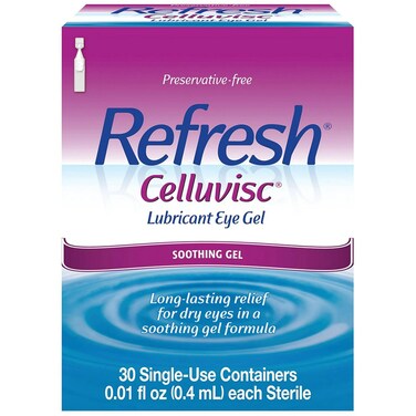 REFRESH CELLUVISC Lubricant Eye Gel Single-Use Containers 30 ea (Pack of 2)