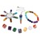 Rockcloud Healing Crystals Gift Kit in Gift Box - 7 Chakra Set Tumbled Stones, Rock Quartz Energy Generator, Chara Bracelet &amp; Pendulum for Meditation