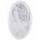 Rockcloud Pack of 2 Rock Crystal Thumb Worry Stone for Anxiety, Healing Crystal Pocket Palm Stone, Oval Shape