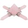 Rockcloud Pyramid Energy Generator, Reiki Chakra Healing Crystal Stone,Rose Quartz