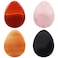 Rockcloud Worry Stone,Thumb Palm Stones for Anxiety, Healing Crystal,Water Drop Shape, Pack of 4