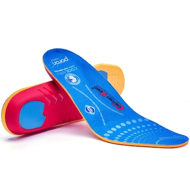 ROCKROOSTER Women's Men's Arch Support Anti-Fatigue Comfortable Cushioned Insole Heel Pain Relief Replacement Footwear Heavy Duty Comfort and Support Memory Fit Insoles