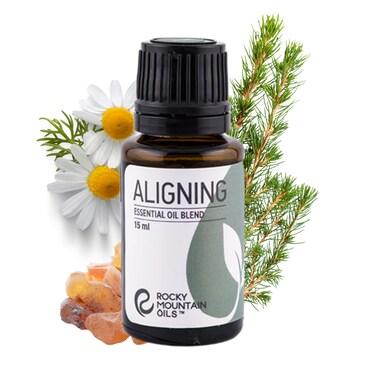 Rocky Mountain Oils Aligning Essential Oil Blend 15 ml - 100% Pure Essential Oils in a Base of Fractionated Coconut Oil