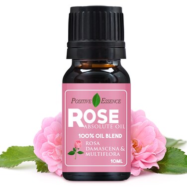 Rose Essence Oil, 100% Pure Rose Absolute Oil for Diffuser, Rose Essential Oil for Relaxation, Rosa Oil, Premium Quality, 10ml 0.33 fl oz