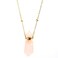 Rose Quartz Perfume Bottle Necklace Aromatherapy Necklace Hexagonal Pointed Essential Oil Diffuser Necklace for Women Vial Necklace (rose quartz)