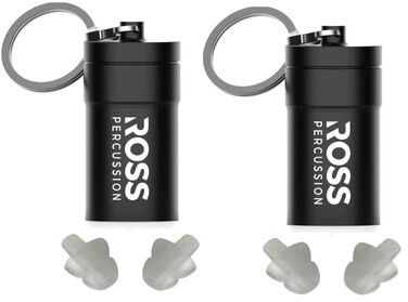 Ross Percussion Musician Earplugs: Concerts, Music, DJ's (2 Pair)