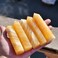 Runyangshi 1PCS Natural Crystal Orange Calcite Tower 4'' Healing Crystal Wand 6 Faceted Single Point Prism Tower for Meditation Reiki Chakra Therapy