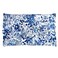 SacksyThyme Microwave Heating Pad for Pain Relief, Flaxseed &amp; Cherry Pit Herbal Heating Pad, Hot Cold Therapy (Indigo)