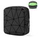 Sanitary Napkin Storage Bag, Leather Portable Period Bag for Girls Women, Sanitary Napkin Period Pad Pouch Tampon Holder for Purse, Small Make Up Bags(Black)